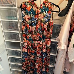 floral zara sleeveless jumpsuit